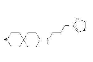 9-azaspiro[5.5]undecan-3-yl(3-thiazol-5-ylpropyl)amine