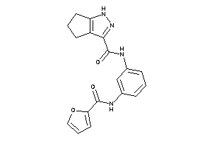 N-[3-(2-furoylamino)phenyl]-1,4,5,6-tetrahydrocyclopenta[c]pyrazole-3-carboxamide