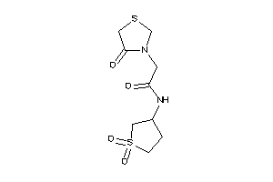 N-(1,1-diketothiolan-3-yl)-2-(4-ketothiazolidin-3-yl)acetamide