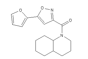 3,4,4a,5,6,7,8,8a-octahydro-2H-quinolin-1-yl-[5-(2-furyl)isoxazol-3-yl]methanone