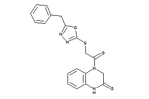 4-[2-[(5-benzyl-1,3,4-oxadiazol-2-yl)thio]acetyl]-1,3-dihydroquinoxalin-2-one