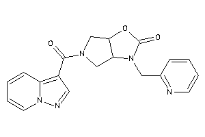 5-(pyrazolo[1,5-a]pyridine-3-carbonyl)-3-(2-pyridylmethyl)-3a,4,6,6a-tetrahydropyrrolo[3,4-d]oxazol-2-one