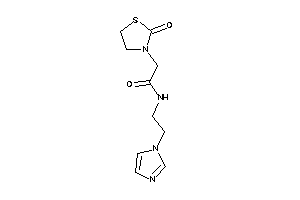 N-(2-imidazol-1-ylethyl)-2-(2-ketothiazolidin-3-yl)acetamide