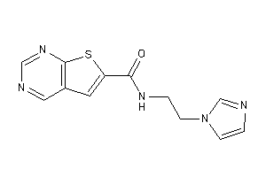 N-(2-imidazol-1-ylethyl)thieno[2,3-d]pyrimidine-6-carboxamide