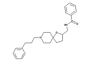 N-[[8-(3-phenylpropyl)-4-oxa-8-azaspiro[4.5]decan-3-yl]methyl]benzamide