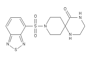 9-piazthiol-4-ylsulfonyl-1,4,9-triazaspiro[5.5]undecan-5-one