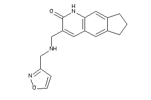 3-[(isoxazol-3-ylmethylamino)methyl]-1,6,7,8-tetrahydrocyclopenta[g]quinolin-2-one