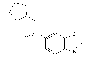 1-(1,3-benzoxazol-6-yl)-2-cyclopentyl-ethanone