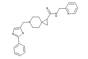 6-[(2-phenylthiazol-5-yl)methyl]-N-(2-pyridylmethyl)-6-azaspiro[2.5]octane-2-carboxamide