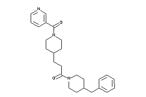 1-(4-benzylpiperidino)-3-(1-nicotinoyl-4-piperidyl)propan-1-one