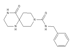 Image of N-benzyl-7-keto-3,8,11-triazaspiro[5.5]undecane-3-carboxamide