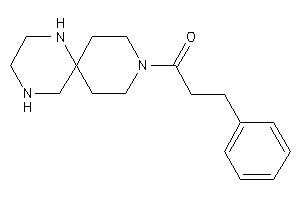 Image of 3-phenyl-1-(3,7,10-triazaspiro[5.5]undecan-3-yl)propan-1-one