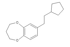 7-(2-cyclopentylethyl)-3,4-dihydro-2H-1,5-benzodioxepine