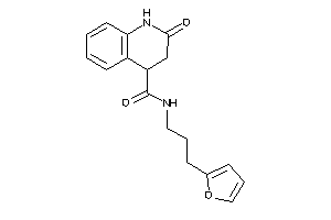 N-[3-(2-furyl)propyl]-2-keto-3,4-dihydro-1H-quinoline-4-carboxamide