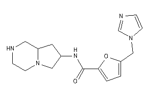 N-(1,2,3,4,6,7,8,8a-octahydropyrrolo[1,2-a]pyrazin-7-yl)-5-(imidazol-1-ylmethyl)-2-furamide