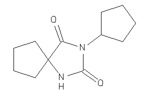 3-cyclopentyl-1,3-diazaspiro[4.4]nonane-2,4-quinone