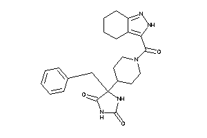 Image of 5-benzyl-5-[1-(4,5,6,7-tetrahydro-2H-indazole-3-carbonyl)-4-piperidyl]hydantoin