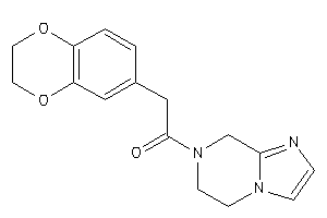 2-(2,3-dihydro-1,4-benzodioxin-6-yl)-1-(6,8-dihydro-5H-imidazo[1,2-a]pyrazin-7-yl)ethanone