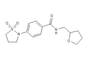 4-(1,1-diketo-1,2-thiazolidin-2-yl)-N-(tetrahydrofurfuryl)benzamide