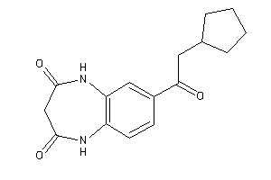 8-(2-cyclopentylacetyl)-1,5-dihydro-1,5-benzodiazepine-2,4-quinone