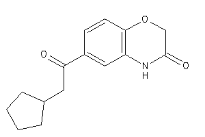 6-(2-cyclopentylacetyl)-4H-1,4-benzoxazin-3-one