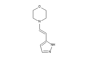 4-[2-(1H-pyrazol-5-yl)vinyl]morpholine