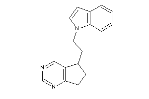 Image of 5-(2-indol-1-ylethyl)-6,7-dihydro-5H-cyclopenta[d]pyrimidine