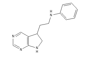 2-(6,7-dihydro-5H-pyrrolo[2,3-d]pyrimidin-5-yl)ethyl-phenyl-amine