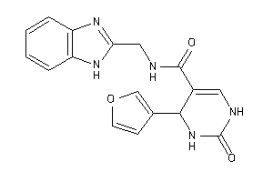 N-(1H-benzimidazol-2-ylmethyl)-4-(3-furyl)-2-keto-3,4-dihydro-1H-pyrimidine-5-carboxamide