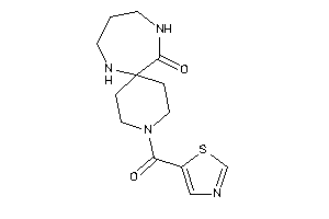 3-(thiazole-5-carbonyl)-3,7,11-triazaspiro[5.6]dodecan-12-one