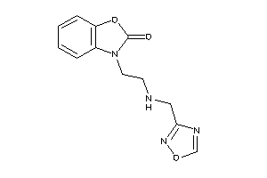 3-[2-(1,2,4-oxadiazol-3-ylmethylamino)ethyl]-1,3-benzoxazol-2-one