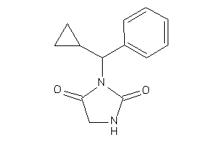 3-[cyclopropyl(phenyl)methyl]hydantoin