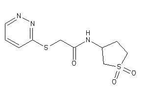 N-(1,1-diketothiolan-3-yl)-2-(pyridazin-3-ylthio)acetamide