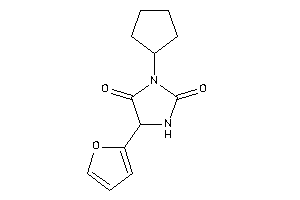 3-cyclopentyl-5-(2-furyl)hydantoin