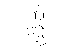 (1-keto-4-pyridyl)-(2-phenylpyrrolidino)methanone