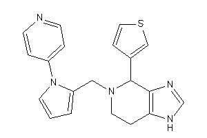 5-[[1-(4-pyridyl)pyrrol-2-yl]methyl]-4-(3-thienyl)-1,4,6,7-tetrahydroimidazo[4,5-c]pyridine