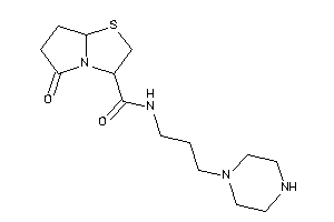 5-keto-N-(3-piperazinopropyl)-3,6,7,7a-tetrahydro-2H-pyrrolo[2,1-b]thiazole-3-carboxamide