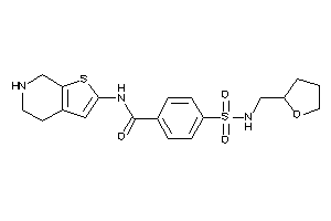 4-(tetrahydrofurfurylsulfamoyl)-N-(4,5,6,7-tetrahydrothieno[2,3-c]pyridin-2-yl)benzamide