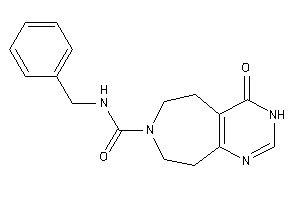 Image of N-benzyl-4-keto-5,6,8,9-tetrahydro-3H-pyrimido[4,5-d]azepine-7-carboxamide