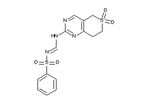 N'-besyl-N-(6,6-diketo-7,8-dihydro-5H-thiopyrano[4,3-d]pyrimidin-2-yl)formamidine