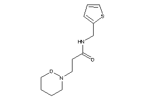 3-(oxazinan-2-yl)-N-(2-thenyl)propionamide