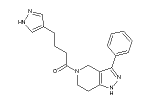 1-(3-phenyl-1,4,6,7-tetrahydropyrazolo[4,3-c]pyridin-5-yl)-4-(1H-pyrazol-4-yl)butan-1-one