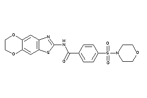 N-(6,7-dihydro-[1,4]dioxino[2,3-f][1,3]benzothiazol-2-yl)-4-morpholinosulfonyl-benzamide