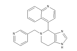 4-[5-(3-pyridylmethyl)-1,4,6,7-tetrahydroimidazo[4,5-c]pyridin-4-yl]quinoline