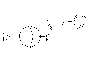 1-(7-cyclopropyl-7-azabicyclo[3.3.1]nonan-9-yl)-3-(thiazol-4-ylmethyl)urea