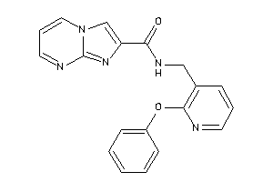 N-[(2-phenoxy-3-pyridyl)methyl]imidazo[1,2-a]pyrimidine-2-carboxamide