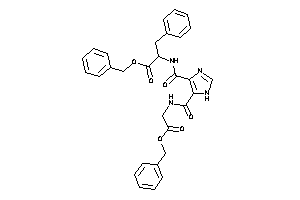 Image of 2-[[5-[(2-benzoxy-2-keto-ethyl)carbamoyl]-1H-imidazole-4-carbonyl]amino]-3-phenyl-propionic Acid Benzyl Ester