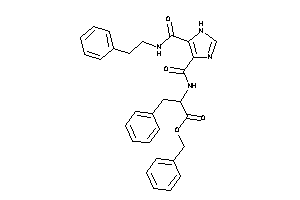 2-[[5-(phenethylcarbamoyl)-1H-imidazole-4-carbonyl]amino]-3-phenyl-propionic Acid Benzyl Ester