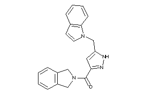 [5-(indol-1-ylmethyl)-1H-pyrazol-3-yl]-isoindolin-2-yl-methanone