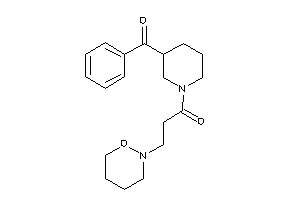 1-(3-benzoylpiperidino)-3-(oxazinan-2-yl)propan-1-one
